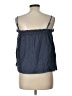 Pants Store Blue Sleeveless Blouse Size L - photo 2
