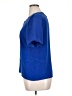 Sara Stephen 100% Polyester Blue Short Sleeve Blouse Size XL - photo 5