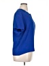 Sara Stephen 100% Polyester Blue Short Sleeve Blouse Size XL - photo 4