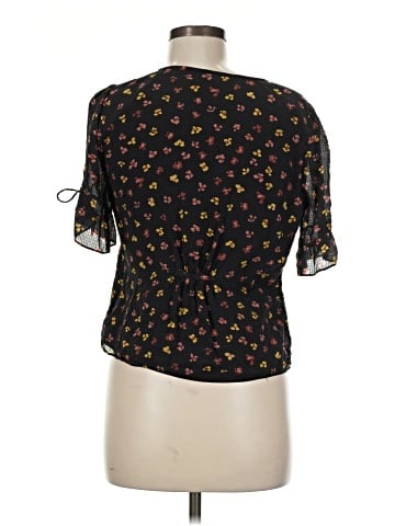 Madewell Short Sleeve Silk Top (view 2)