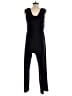Nicole Miller Solid Black Jumpsuit Size 6 - photo 2