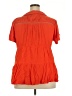Torrid Orange Short Sleeve Blouse Size 2X Plus (2) - photo 2