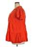 Torrid Orange Short Sleeve Blouse Size 2X Plus (2) - photo 5