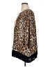 Ruby Rd. Animal Print Brown 3/4 Sleeve Blouse Size 1X - photo 5