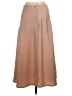 Unbranded Solid Tan Formal Skirt Size S - photo 2