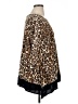 Ruby Rd. Animal Print Brown 3/4 Sleeve Blouse Size 1X - photo 4