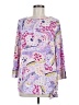Simonton Says Purple 3/4 Sleeve Blouse Size M - photo 1