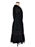J.Crew 100% Polyester Plaid Green Casual Dress Size L - photo 4