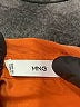 MNG 100% Lyocell Solid Orange Long Sleeve Blouse Size 6 - photo 7
