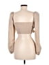Mable Tan Long Sleeve Blouse Size M - photo 2