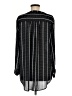 Unbranded Stripes Black Long Sleeve Blouse Size M - photo 2