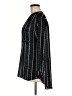 Unbranded Stripes Black Long Sleeve Blouse Size M - photo 5