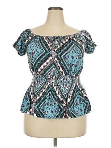 rue21 Short Sleeve Blouse (view 1)