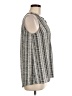 dalia 100% Polyester Gray Sleeveless Blouse Size M - photo 4