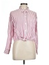 Rails Stripes Pink Long Sleeve Blouse Size L - photo 1
