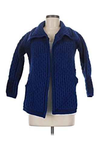 Aran Crafts Wool Cardigan (view 1)