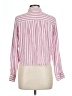 Rails Stripes Pink Long Sleeve Blouse Size L - photo 2