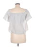 Express Gray Short Sleeve Blouse Size M - photo 2
