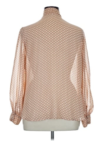 Eva Mendes by New York & Company Long Sleeve Blouse (view 2)