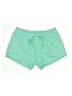 Feathers 100% Polyester Hearts Green Shorts Size S - photo 1