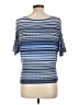 EMALINE Blue Short Sleeve T-Shirt Size L - photo 2