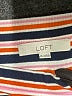 Ann Taylor LOFT Stripes Orange Long Sleeve Top Size XL - photo 7