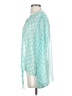 Chico's 100% Polyester Teal Long Sleeve Blouse Size Med (1) - photo 5