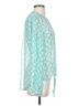 Chico's 100% Polyester Teal Long Sleeve Blouse Size Med (1) - photo 4
