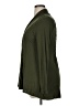 Always Indigo Floral Solid Green Cardigan Size 1X - photo 5