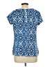 Roz & Ali Blue Short Sleeve Top Size L - photo 2