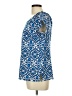 Roz & Ali Blue Short Sleeve Top Size L - photo 5