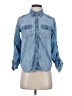 Life in Progress Blue Denim Jacket Size XS - photo 1