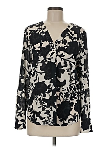 Ann Taylor Long Sleeve Blouse (view 1)