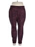 Lane Bryant Paisley Burgundy Active Pants Size 18 - photo 1
