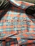 Vineyard Vines Performance Checkered-gingham Orange Long Sleeve Button-Down Shirt Size 12 - photo 3
