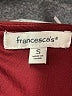 Francesca's Solid Burgundy Jumpsuit Size S - photo 4