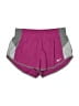 Nike 100% Polyester Color Block Pink Athletic Shorts Size S - photo 1