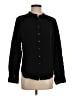 Gap 100% Cotton Solid Black Long Sleeve Button-Down Shirt Size S - photo 1
