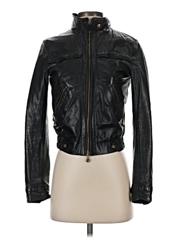 Assorted Brands Leather Jacket - front