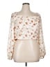Arula 100% Polyester Ivory 3/4 Sleeve Blouse Size 1X - photo 1