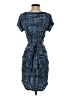MICHAEL Michael Kors Tweed Blue Casual Dress Size S - photo 2