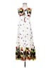 Assorted Brands Print White Casual Dress Size S (estimated) - photo 1
