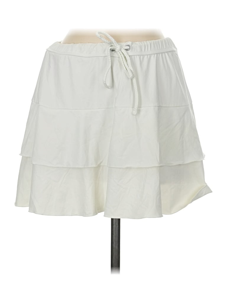Pre-owned Athleta Casual Skirt In White