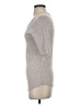 Anthropologie Solid Stripes Tan Silver Sweater Vest Size S (estimated) - photo 5