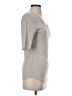 Anthropologie Solid Stripes Tan Silver Sweater Vest Size S (estimated) - photo 4