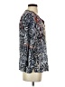 Sigrid Olsen 100% Modal Blue 3/4 Sleeve Blouse Size S - photo 4