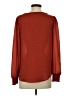 Ann Taylor LOFT 100% Polyester Red Long Sleeve Blouse Size XS - photo 2