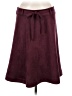 NYCC Solid Burgundy Casual Skirt Size M - photo 1