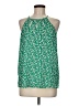 Papermoon 100% Polyester Green Sleeveless Blouse Size M - photo 1
