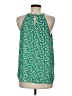 Papermoon 100% Polyester Green Sleeveless Blouse Size M - photo 2